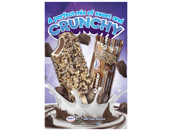 11x17 Chocolate Scooter Crunch Bar Poster