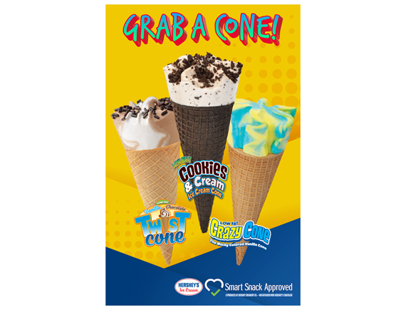 11x17 Grab a Cone! Poster