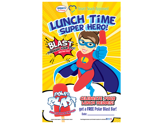 11x17 Lunch Time Superhero Poster