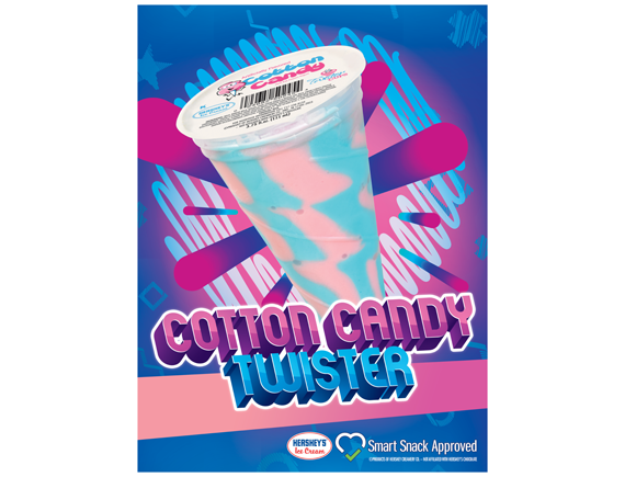 18x24 Cotton Candy Twister Cup Poster