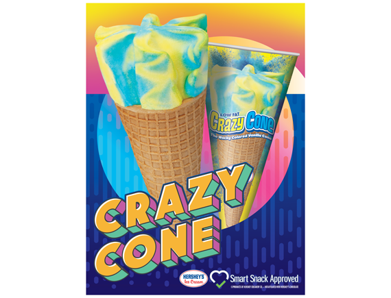 18x24 Crazy Cone Poster