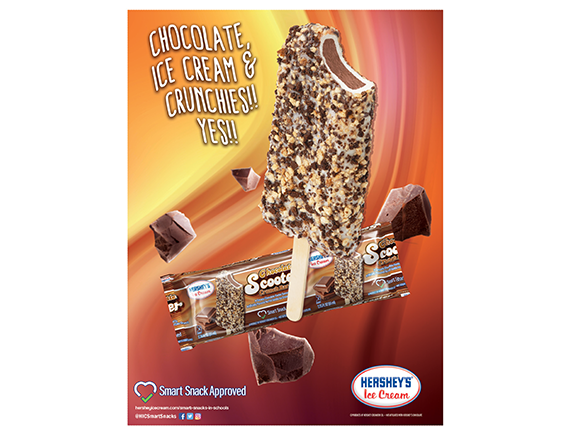 8.5x11 Chocolate Scooter Crunch Bar Poster