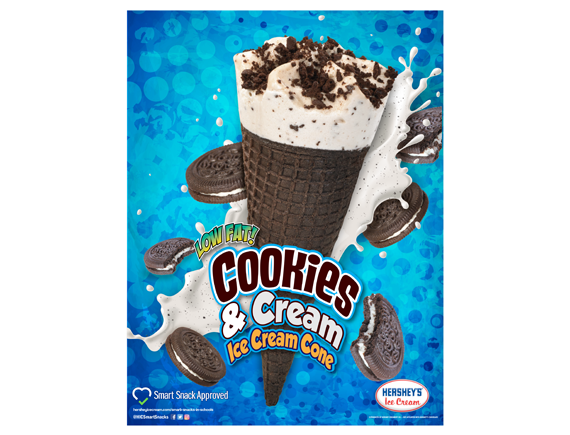8.5x11 Cookies & Cream Cone Poster