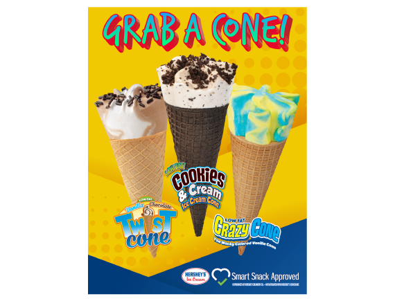 8.5x11 Grab a Cone! Poster