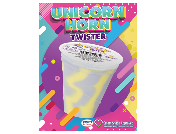 8.5x11 Unicorn Horn Twister Cup Poster