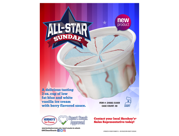 All-Star Sundae Cup Sell Sheet