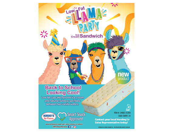 Llama Party Sandwich Sell Sheet
