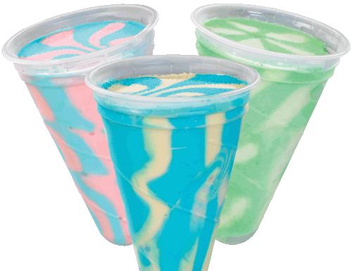 Assortment of novelty Twister Cups.