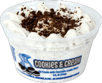 6oz cookies & cream cup